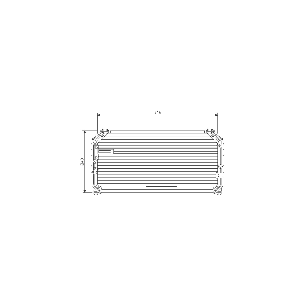 CONDENSADOR TOYOTA COROLLA / CORONA 1998 EM DIANTE - VISCONDE/MODINE