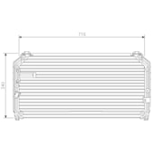 CONDENSADOR TOYOTA COROLLA / CORONA 1998 EM DIANTE - VISCONDE/MODINE