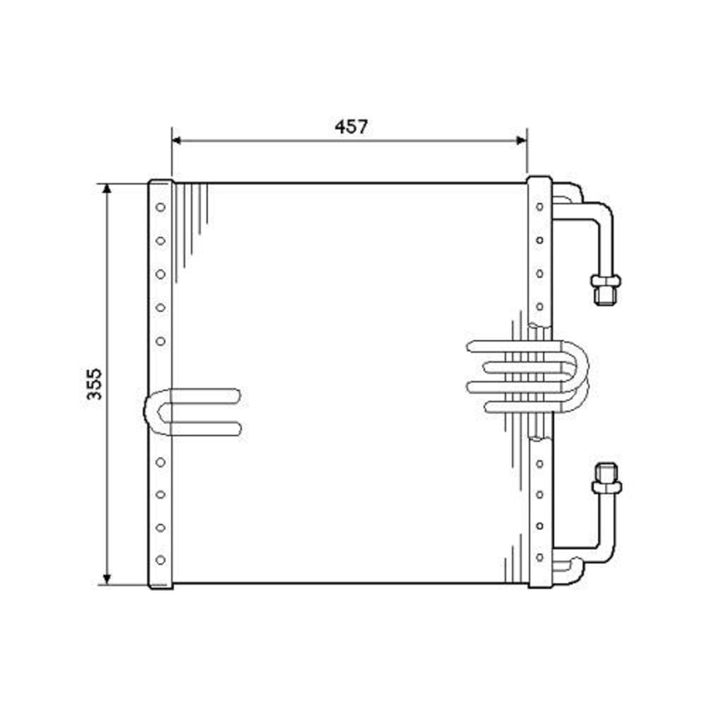CONDENSADOR UNIVERSAL 14X18 CONEXAO 90 - MCQUAY