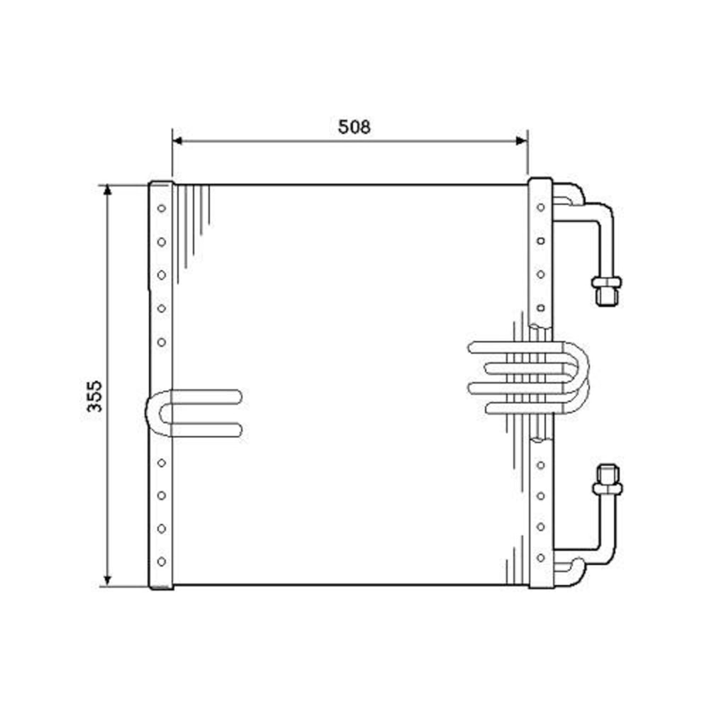 CONDENSADOR UNIVERSAL 14X20 CONEXAO 90 - MCQUAY