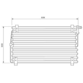 CONDENSADOR VOLVO CAMINHAO NL 10 / 12 TODOS >95 - MCQUAY