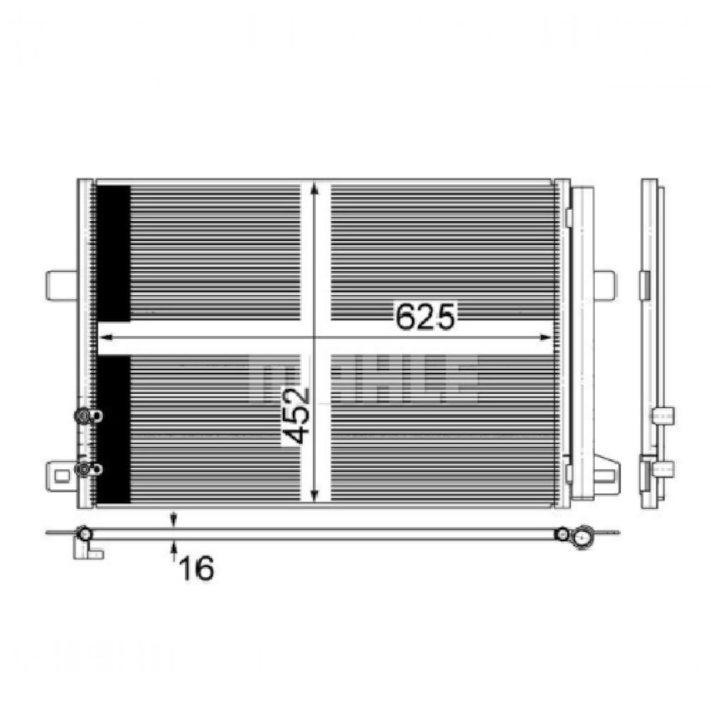 CONDENSADOR VW VOLKSWAGEN AMAROK - MAHLE