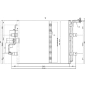 CONDENSADOR VW VOLKSWAGEN GOLF 1.6 / 2.0 1999 A 2007 AUTOMATICO OU MANUAL - MAGNETI MARELLI