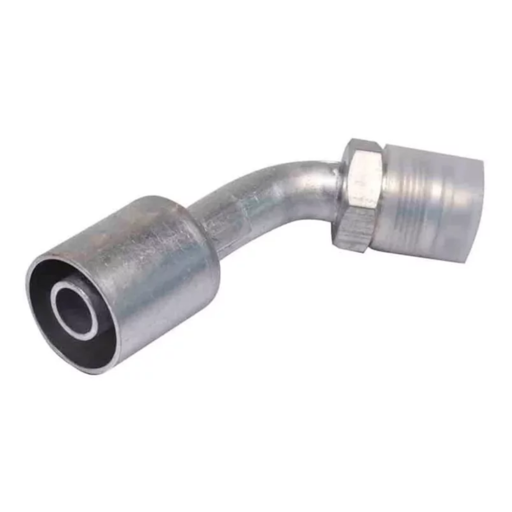 CONEXAO 45º MACHO GIRATORIA ALUMINIO 12MM O'RING COM CLIP - PROCOOLER CONEXAO 45º MACHO GIRATORIA ALUMINIO 12MM O'RING COM CLIP - PROCOOLER