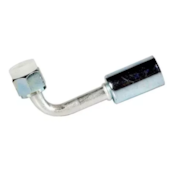 CONEXAO 90º FEMEA ALUMINIO 06MM O'RING R134A RADIAL METRICA COM CLIP - PROCOOLER CONEXAO 90º FEMEA ALUMINIO 06MM O'RING R134A RADIAL METRICA COM CLIP - PROCOOLER
