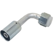 CONEXAO 90º FEMEA ALUMINIO 08MM O'RING R134A RADIAL METRICA COM CLIP - PROCOOLER CONEXAO 90º FEMEA ALUMINIO 08MM O'RING R134A RADIAL METRICA COM CLIP - PROCOOLER