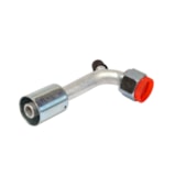 CONEXAO 90º FEMEA ALUMINIO 08MM O'RING VALVULA DE SERVICO R12 COM CLIP - PROCOOLER