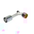 CONEXAO 90º FEMEA ALUMINIO 08MM O'RING VALVULA DE SERVICO R12 COM CLIP - PROCOOLER CONEXAO 90º FEMEA ALUMINIO 08MM O'RING VALVULA DE SERVICO R12 COM CLIP - PROCOOLER