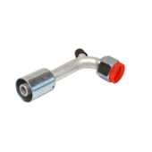 CONEXAO 90º FEMEA ALUMINIO 08MM O'RING VALVULA DE SERVICO R12 COM CLIP - PROCOOLER CONEXAO 90º FEMEA ALUMINIO 08MM O'RING VALVULA DE SERVICO R12 COM CLIP - PROCOOLER