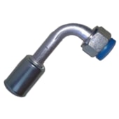 CONEXAO 90º FEMEA ALUMINIO 10MM O'RING R134A RADIAL METRICA COM CLIP - PROCOOLER CONEXAO 90º FEMEA ALUMINIO 10MM O'RING R134A RADIAL METRICA COM CLIP - PROCOOLER