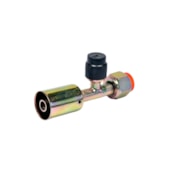 CONEXAO RETA FEMEA ACO 08MM O'RING VALVULA DE SERVICO R134A COM CLIP - PROCOOLER CONEXAO RETA FEMEA ACO 08MM O'RING VALVULA DE SERVICO R134A COM CLIP - PROCOOLER