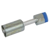 CONEXAO RETA FEMEA ALUMINIO 06MM O'RING R134A RADIAL METRICA COM CLIP - PROCOOLER CONEXAO RETA FEMEA ALUMINIO 06MM O'RING R134A RADIAL METRICA COM CLIP - PROCOOLER