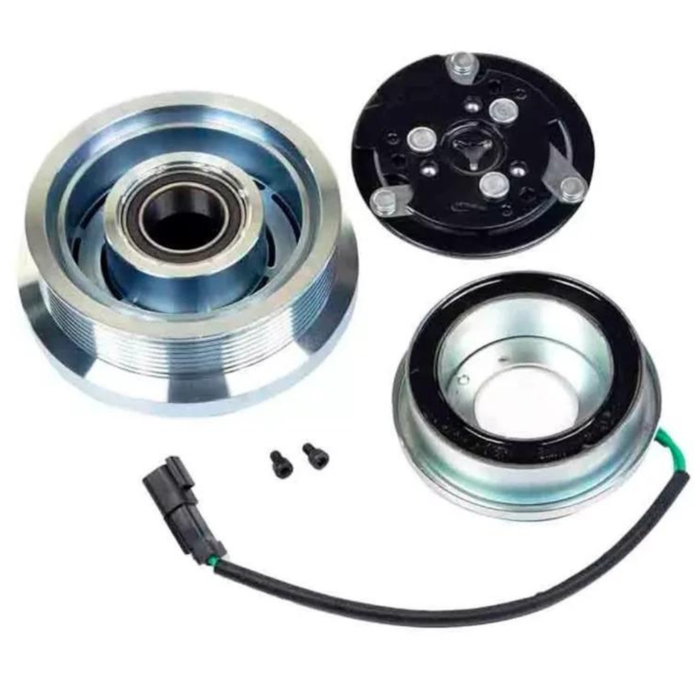 CONJUNTO EMBREAGEM COMPRESSOR PARA SANDEN MAQUINA CASE POLIA 8PK 24 VOLTS - PROCOOLER CONJUNTO EMBREAGEM COMPRESSOR PARA SANDEN MAQUINA CASE POLIA 8PK 24 VOLTS - PROCOOLER