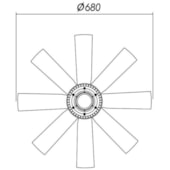 CONJUNTO EMBREAGEM VISCOSA MERCEDES BENZ L1935 / 1941 / 2325 / 1630 - BEHR HELLA