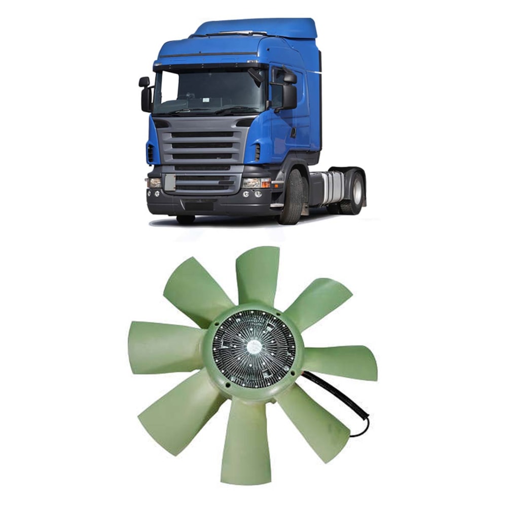 CONJUNTO EMBREAGEM VISCOSA SCANIA SERIE 4 - P / G / R SERIE 5 - R380 / R470 / R500 / P340 / P420 2007 EM DIANTE - MAHLE CONJUNTO EMBREAGEM VISCOSA SCANIA SERIE 4 - P / G / R SERIE 5 - R380 / R470 / R500 / P340 / P420 2007 EM DIANTE - MAHLE