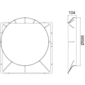 DEFLETOR MERCEDES FPN 1723 / HPN 2423 - BEHR HELLA