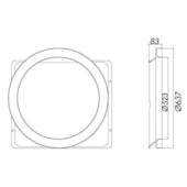 DEFLETOR MERCEDES L1218 / 1418 / 1620 / LK1620 / ONIBUS OF 1721 - MAHLE DEFLETOR MERCEDES L1218 / 1418 / 1620 / LK1620 / ONIBUS OF 1721 - MAHLE