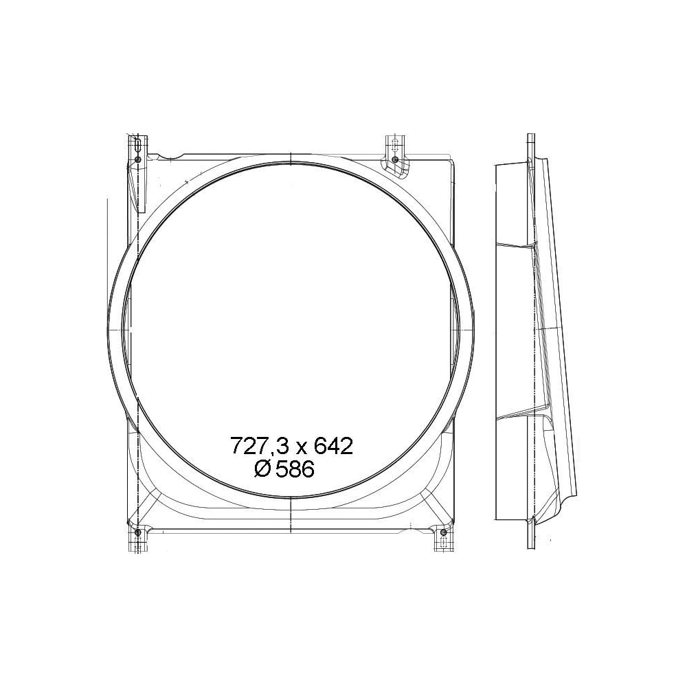 DEFLETOR PARA IVECO TECTOR 2011 EM DIANTE NEF 6 EURO V - BEHR HELLA DEFLETOR PARA IVECO TECTOR 2011 EM DIANTE NEF 6 EURO V - BEHR HELLA