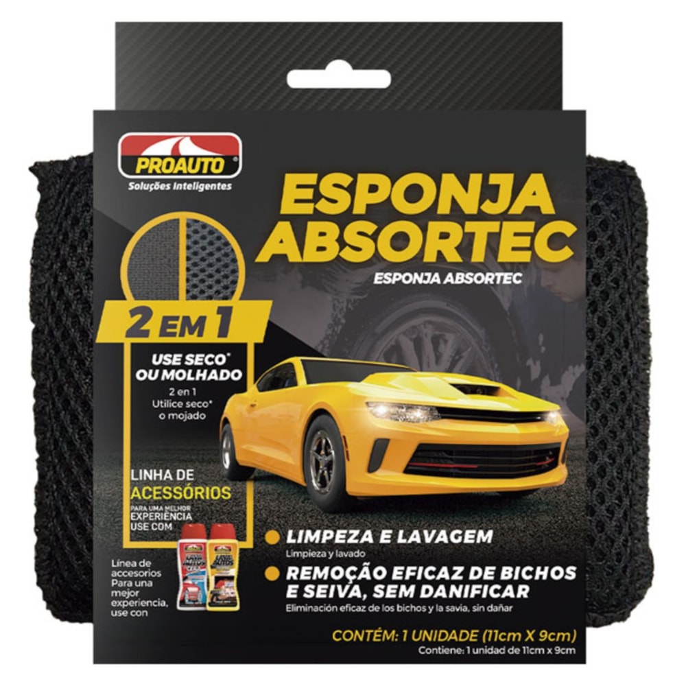 ESPONJA ABSORTEC PROAUTO  - PROAUTO ESPONJA ABSORTEC PROAUTO  - PROAUTO