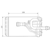 EVAPORADOR VW VOLKSWAGEN GOL / PARATI 1980 A 1995 (TA) - MCQUAY