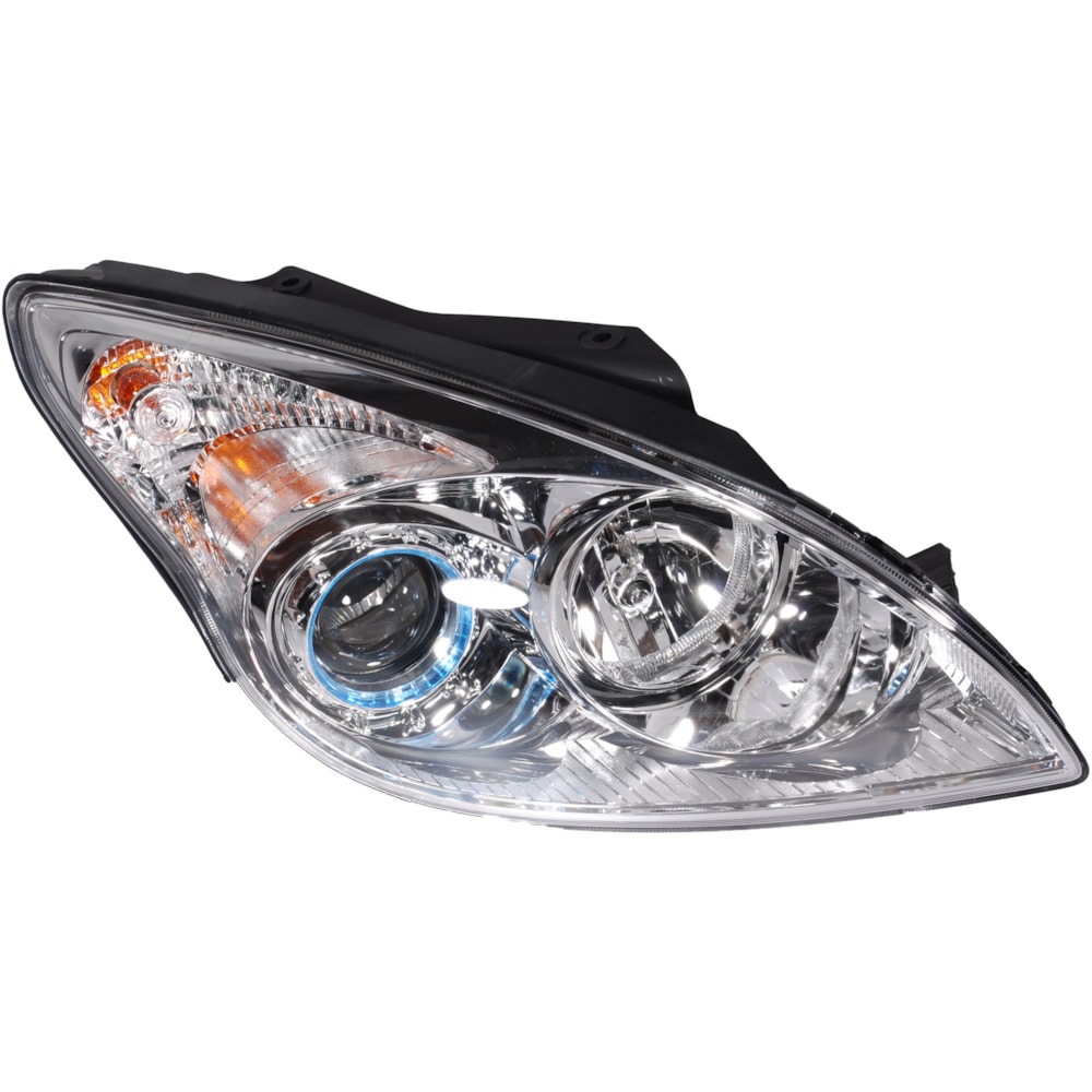 Farol Cromado Hyundai I30 Lado Direito