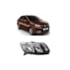 Farol Duplo H1/h7 Mascara Negra Friso Cromado Renault Logan  Farol Duplo H1/h7 Mascara Negra Friso Cromado Renault Logan