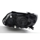 Farol Duplo H7/h1 Com Moldura Cor Cromo Vw Volkswagen Gol /  Farol Duplo H7/h1 Com Moldura Cor Cromo Vw Volkswagen Gol /