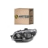 Farol Duplo H7 Mascara Metalizada Canhao Negro Fiat Palio G3 2005 a 2018 Lado Esquerdo Farol Duplo H7 Mascara Metalizada Canhao Negro Fiat Palio G3 2005 a 2018 Lado Esquerdo