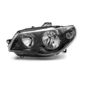 Farol Duplo H7 Mascara Negra Fiat Palio / Siena / Restyling Ii Tunning 2005 a 2007 Lado Esquerdo Farol Duplo H7 Mascara Negra Fiat Palio / Siena / Restyling Ii Tunning 2005 a 2007 Lado Esquerdo