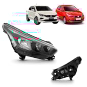 Farol Fiat Argo Drive / Cronos Drive / Lado Direito (h7 / Py Farol Fiat Argo Drive / Cronos Drive / Lado Direito (h7 / Py