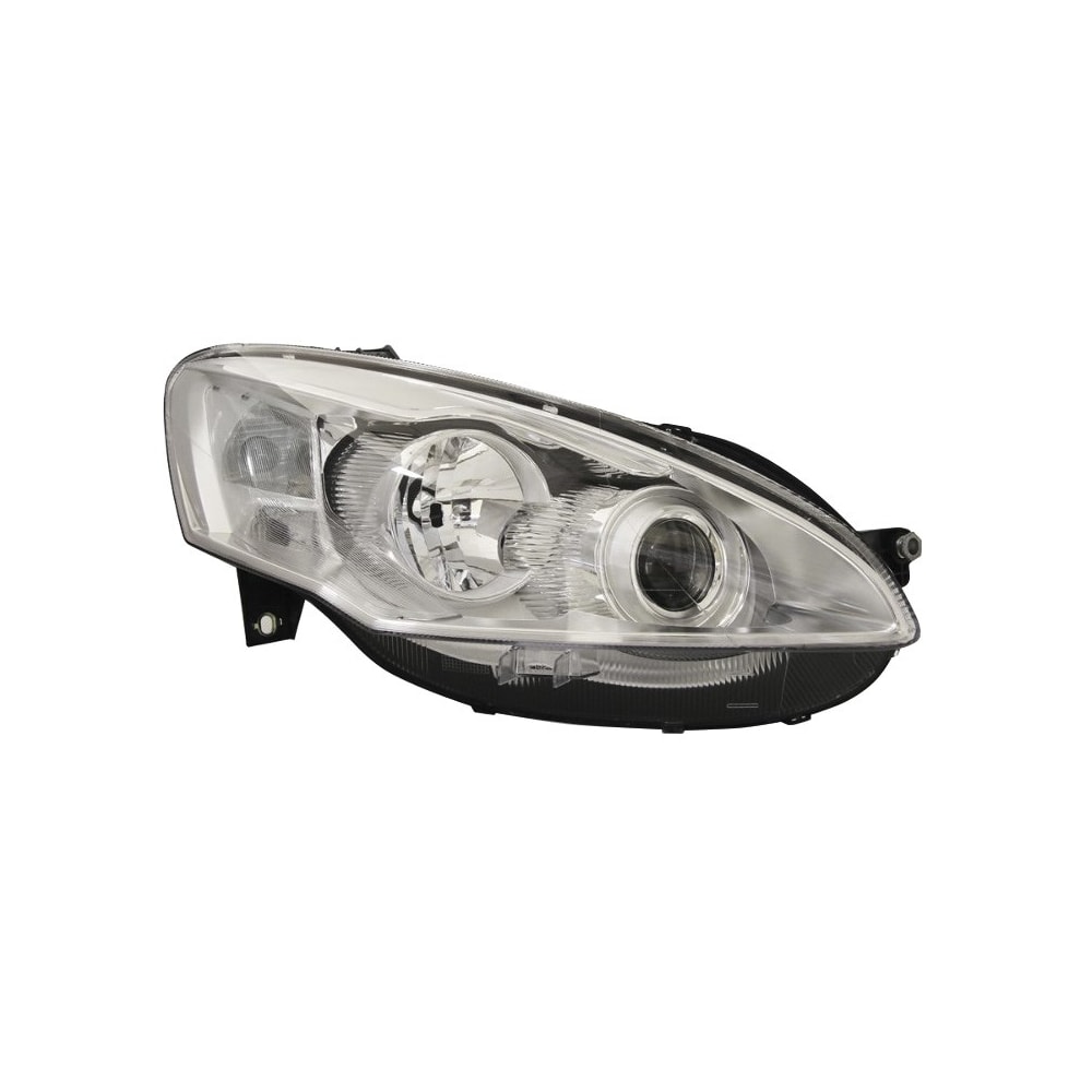 Farol Fiat Idea Adventure 2011 Em Diante Moldura Cinza Lado 