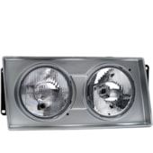 Farol H1 Moldura Cinza Man Caminhao / Truck / 2001 a 2005 La