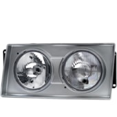 Farol H1 Moldura Cinza Man Caminhao / Truck / 2001 a 2005 La