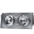 Farol H1 Moldura Cinza Man Caminhao / Truck / 2001 a 2005 La