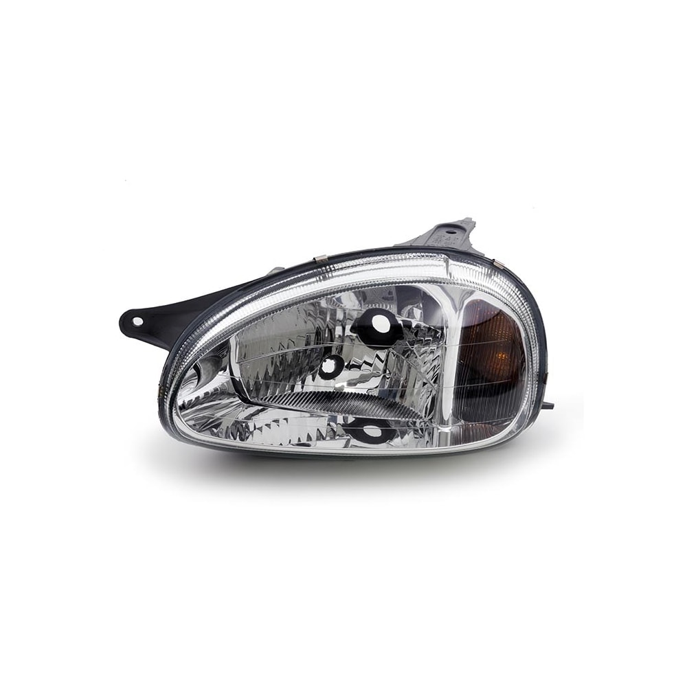 Farol H4 Carcaca Cinza Moldura Metalizada Gm Chevrolet Corsa Farol H4 Carcaca Cinza Moldura Metalizada Gm Chevrolet Corsa