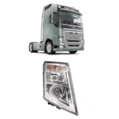 Farol Halogeno Volvo Fh / Fm / 2008 Em Diante Lado Direito -