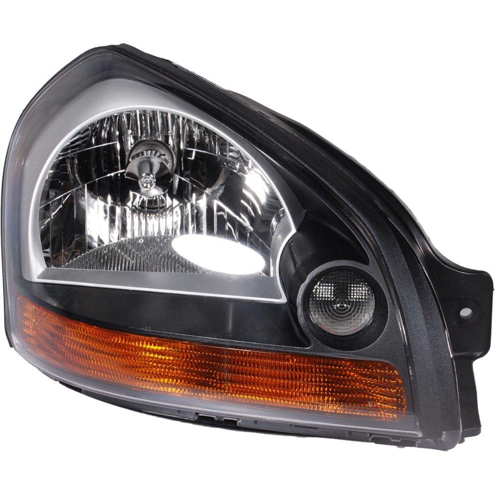 Farol Hyundai Tucson Mascara Negra Lado Direito Farol Hyundai Tucson Mascara Negra Lado Direito