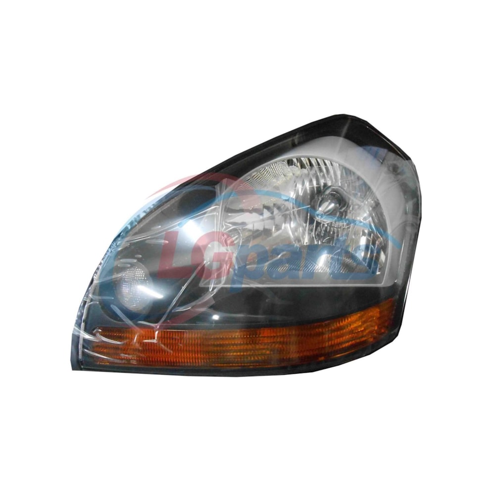 Farol Hyundai Tucson Mascara Negra Lado Esquerdo Farol Hyundai Tucson Mascara Negra Lado Esquerdo