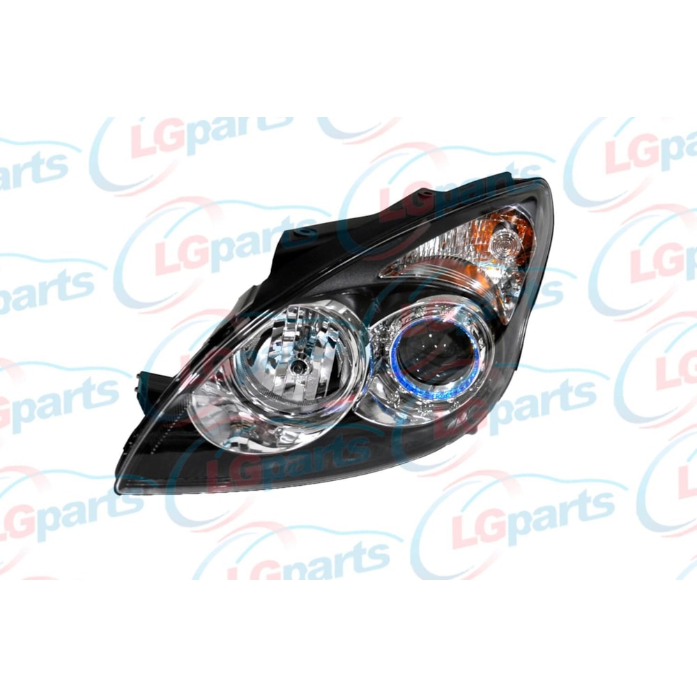 Farol Mascara Negra Lado Esquerdo Hyundai I30