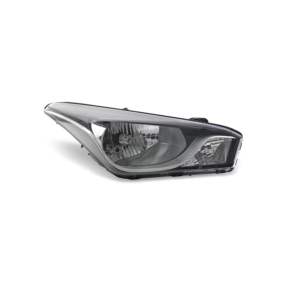 Farol Mascara Negra Regulagem Manual Hyundai Hb20x Hatch / S