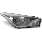 Farol Mascara Negra Regulagem Manual Hyundai Hb20x Hatch / S