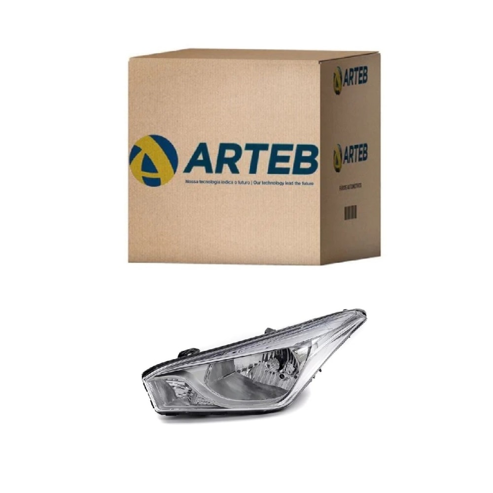 Farol Moldura Metalizada Hyundai Hb20 / Hb20 Sedan / 2012 a  Farol Moldura Metalizada Hyundai Hb20 / Hb20 Sedan / 2012 a