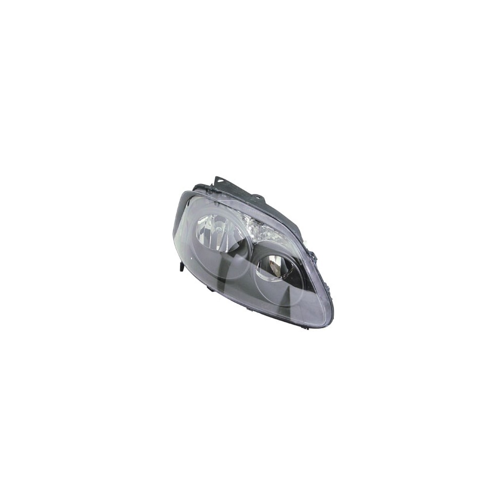 Farol Vw Volkswagen Fox 2008 Mascara Cinza Lado Direito
