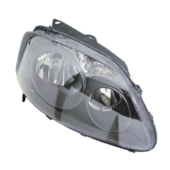 Farol Vw Volkswagen Fox 2008 Mascara Cinza Lado Direito