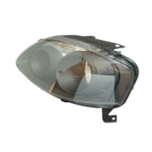 Farol Vw Volkswagen Fox 2008 Mascara Cinza Lado Esquerdo