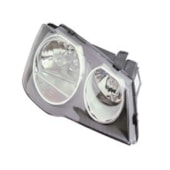 Farol Vw Volkswagen Golf 2007 a 2008 Mascara Cinza Cool Blue