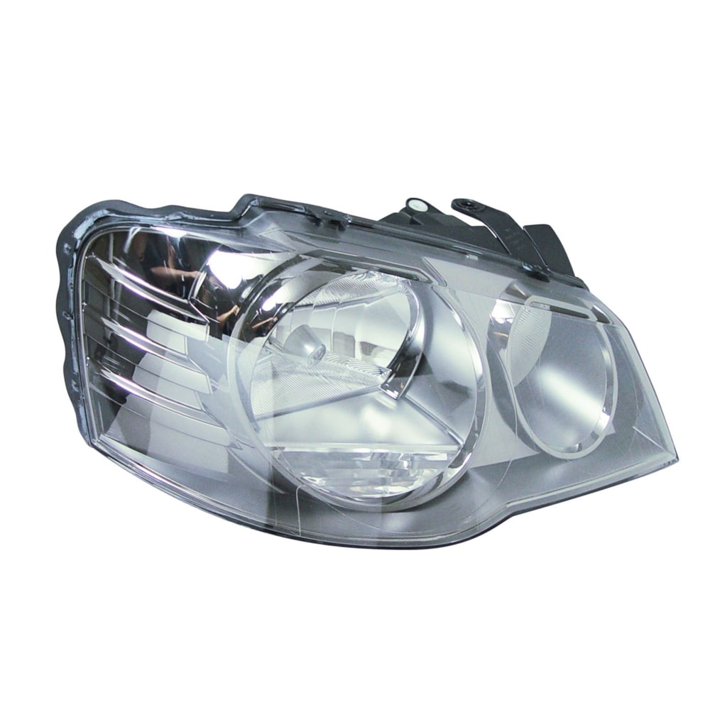 Farol Vw Volkswagen Golf 2008 a 2014 Duplo Cromo-onix Canhao Farol Vw Volkswagen Golf 2008 a 2014 Duplo Cromo-onix Canhao