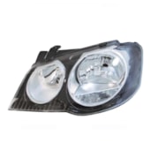 Farol Vw Volkswagen Golf 2009 a 2014 Mascara Negra Canhao Cr