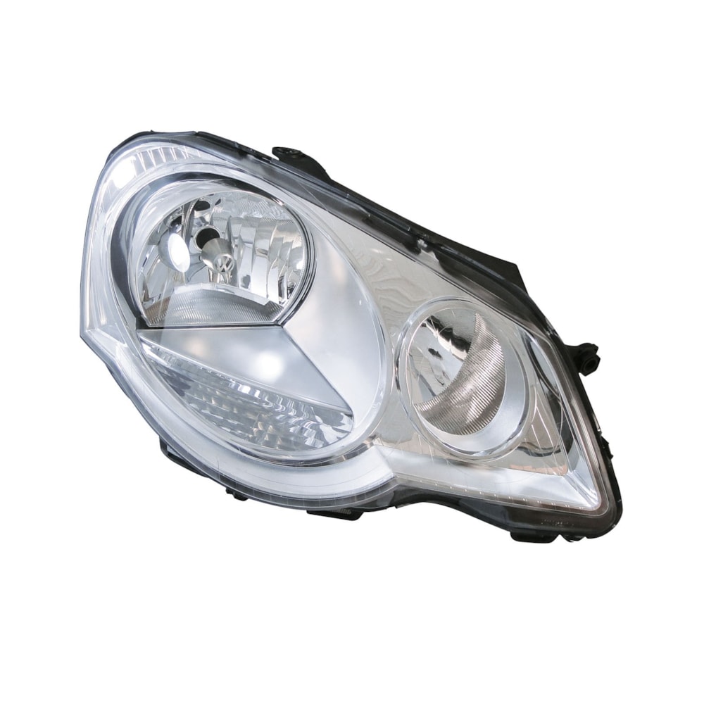 Farol Vw Volkswagwen Polo 2008 a 2010  Long Life Hatch Lado  Farol Vw Volkswagwen Polo 2008 a 2010  Long Life Hatch Lado