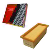 FILTRO AR MOTOR RENAULT CLIO 1.0 16V 1999 EM DIANTE / PEUGEOT 206 1.0 2001 A 2006 - WEGA